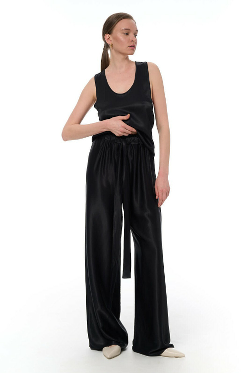 Платье-майка 2.0 из вискозного шелка, молоко