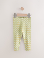 Легинсы для девочки Next E65-374, 5 шт., Бежевый, Розовый, Светло-желтый