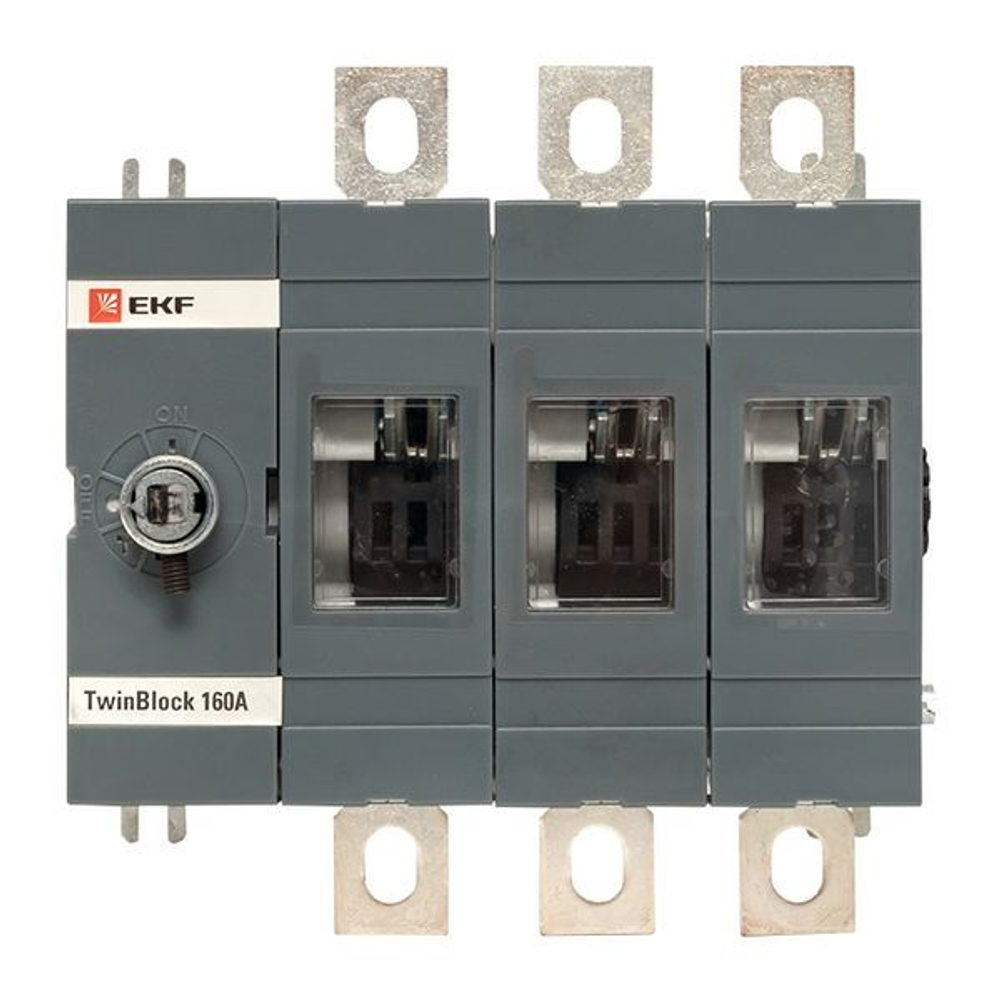 Рубильник 160A 3P без рукоятки управления TwinBlock EKF