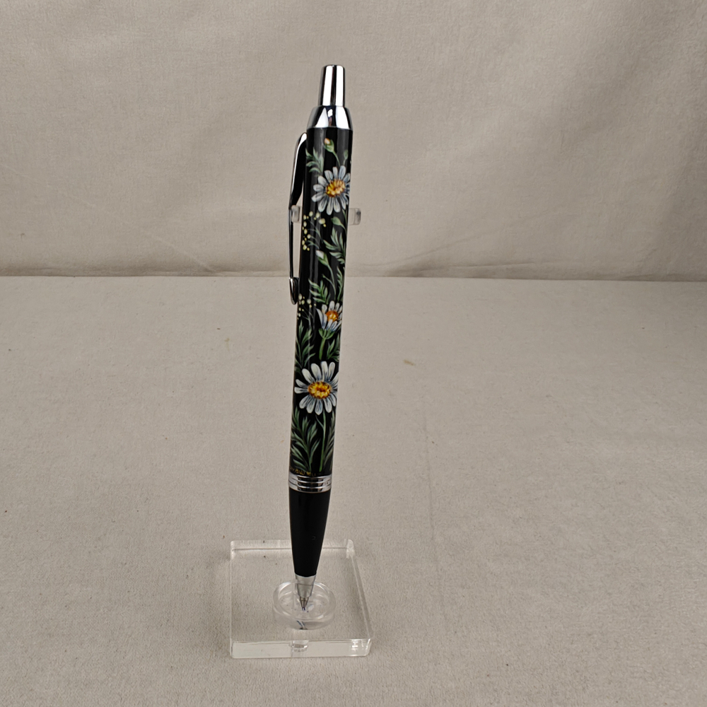 Ручка шариковая "Ромашки" с ручной росписью