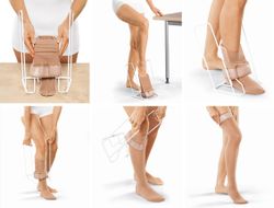 Как использовать батлер, приспособление для надевания компрессионного трикотажа