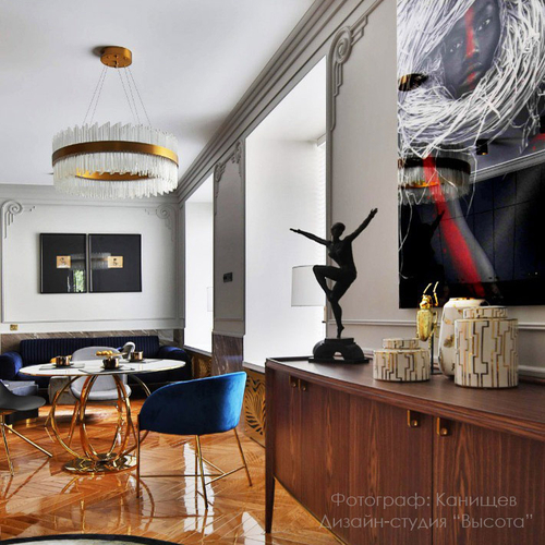 Люстра Cloyd CADANCE-A C1 / Ø80 см - латунь (арт.10333)