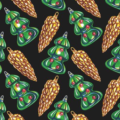 Новогодние ёлочные игрушки