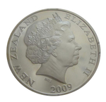 Новая Зеландия 1 доллар 2009 Гигантский орел птица СЕРЕБРО