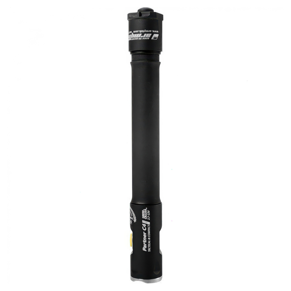 Тактический фонарь Armytek Partner C4 Pro — полная стабилизация яркости на всех уровнях заряда.