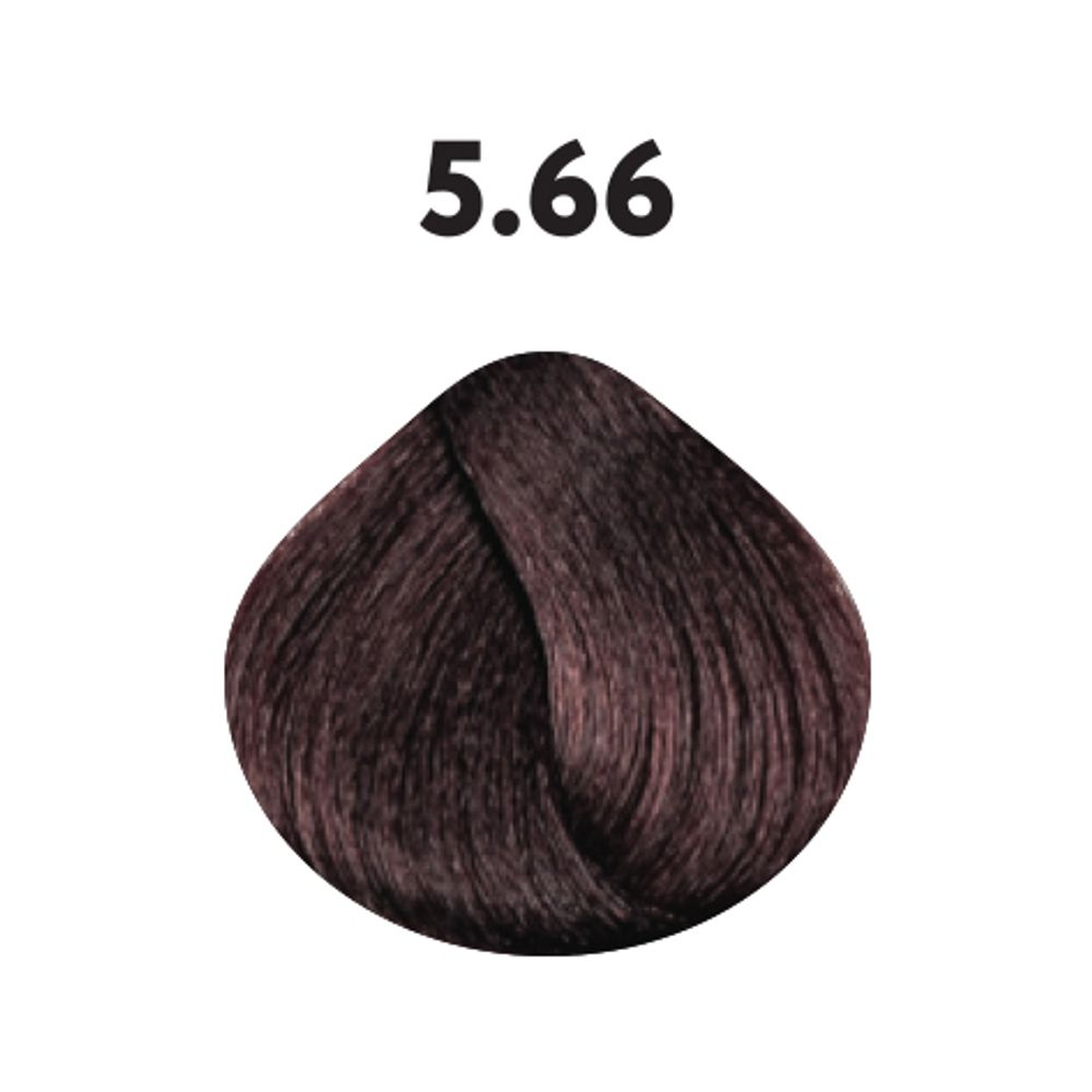 5.66 крем-краска KAARAL Baco Color Fast светлый каштан интенсивный красный - 100 мл.