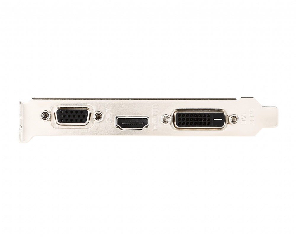 Видеокарта MSI GeForce GT 710, 2GB DDR3 64-bit 1xVGA 1xDVI 1xHDMI GT 710 2GD3H LP