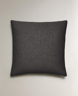 ZARA HOME ХЛОПКОВАЯ НАВОЛОЧКА, АНТРАЦИТОВО-СЕРЫЙ