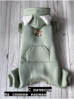 Комбинезон для собак и кошек из футера