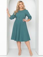 Платье Стильное гофре (мята) Diolche (Акция)