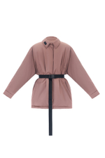 Бомбер BS ( Bomber Shirt) MIDI Cappuccino