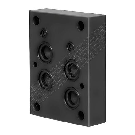 EB107 - Плита-заглушка Ду16, ISO 4401-07 / CETOP07, все каналы заглушены