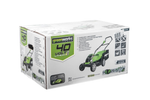 Газонокосилка Greenworks G40LM35 40V (35 см) аккумуляторная -  АКБ 5 А/Ч зарядка G40UCM2M / 40V 2A