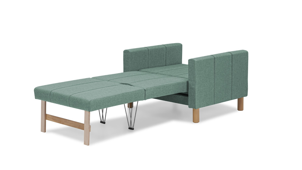 Кресло-кровать Уют Лайт Strong Plus 07 95*84*82 см, Зеленый Рогожка Выкатной Фиеста