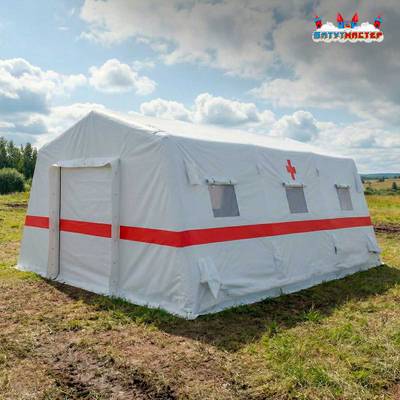 Модуль пневмокаркасный медицинский «Стабилизация» из ПВХ 8×6×3 м, полевой госпиталь
