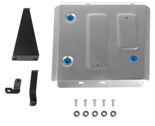 Защита топливного бака Rival для Kia Seltos (V - 1.6 (123 л.с.)) FWD 2020-н.в./Kia Seltos (V - 2.0) 4WD 2020-н.в., штампованная, алюминий 3 мм, с крепежом, 333.2851.1