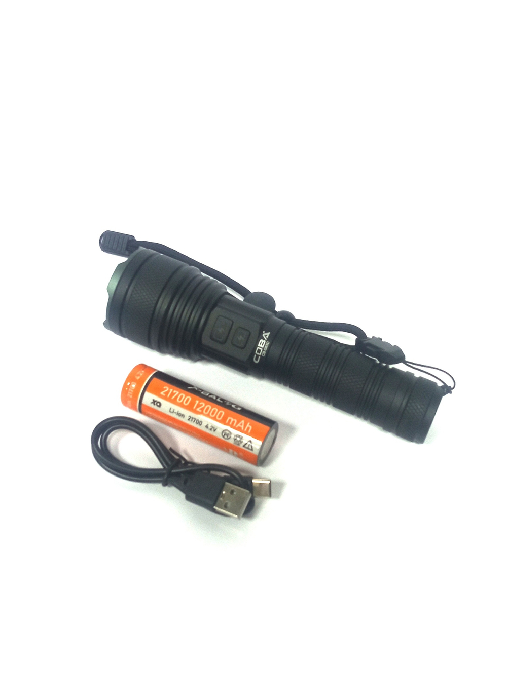 Фонарь ручной высокой яркости "White&Yellow" Огонь H-3135-PM30-2TG