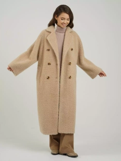 Шуба из шерсти экошуба, SilverFox (арт. 2323)