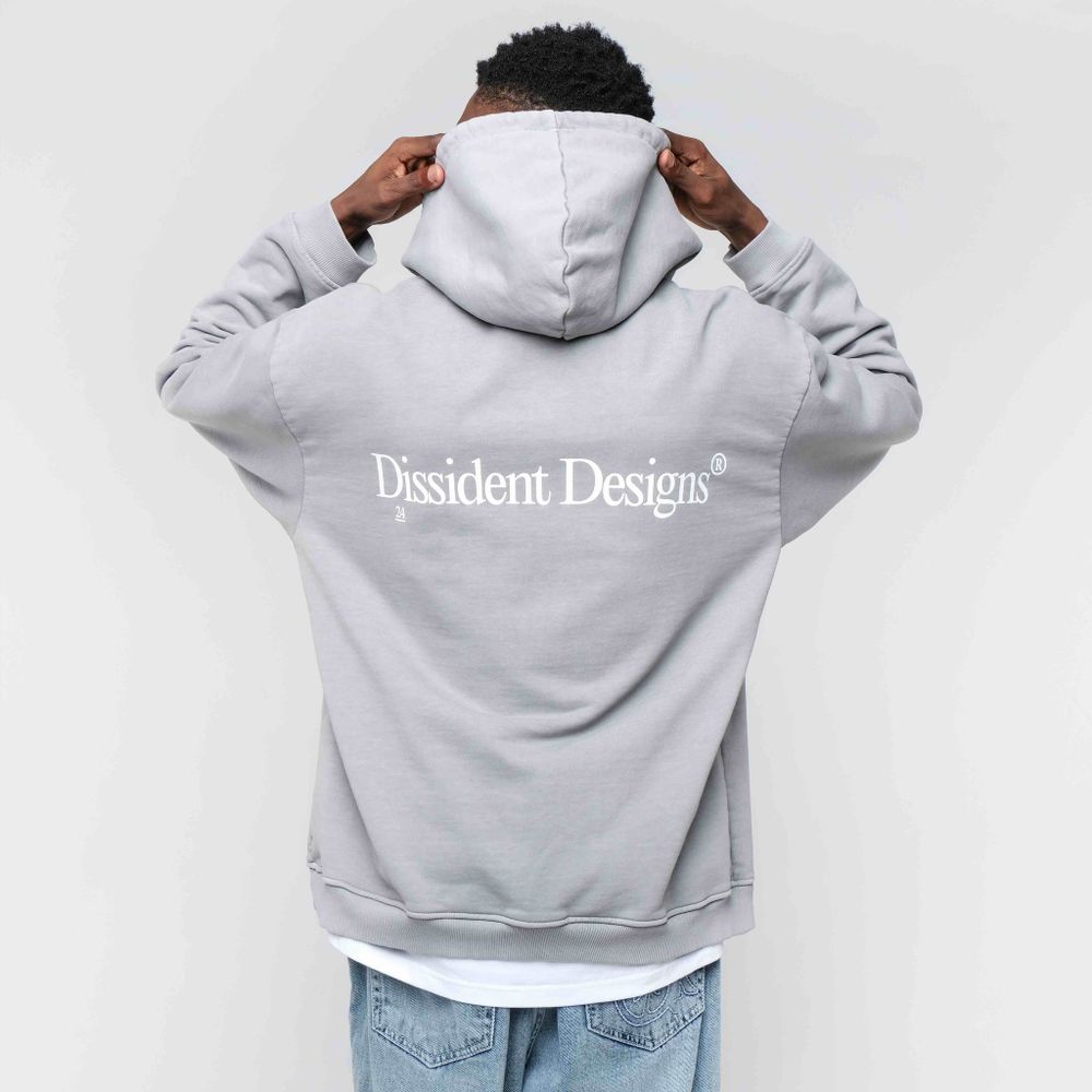 Худи Dissident DD24 серый
