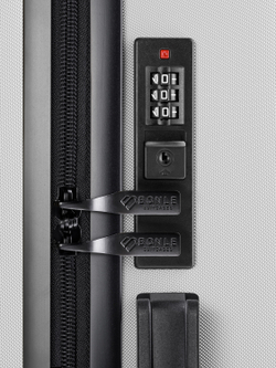 Чемодан Bonle размер S Серебристый