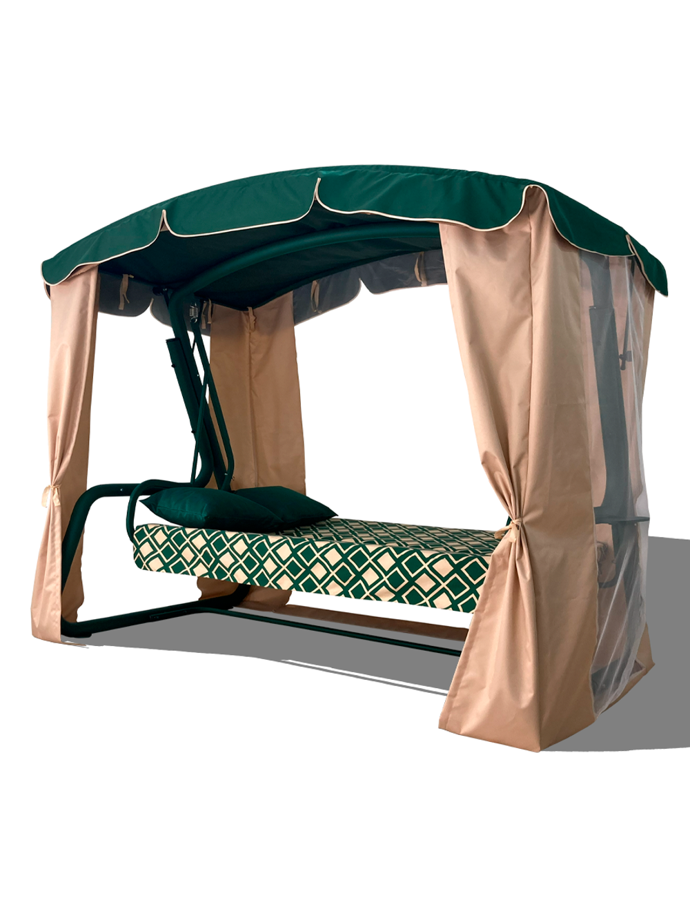 Садовые Качели Геометрия зеленый