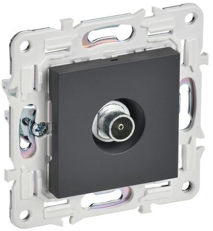 Розетка TV оконечная SKANDY SK-A12T титан IEK SK-A10-O-K48