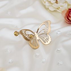 Ручка мебельная Бабочки 110 Айвори