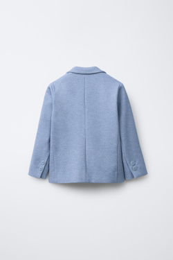 ZARA КОСТЮМНЫЙ БЛЕЙЗЕР КОМФОРТНОЙ ПОСАДКИ, СИНИЙ