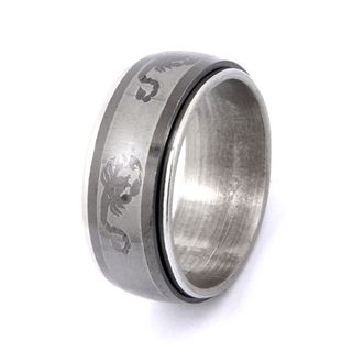 Кольцо стальное (128) "Скорпион"