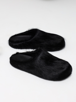 mule black fur