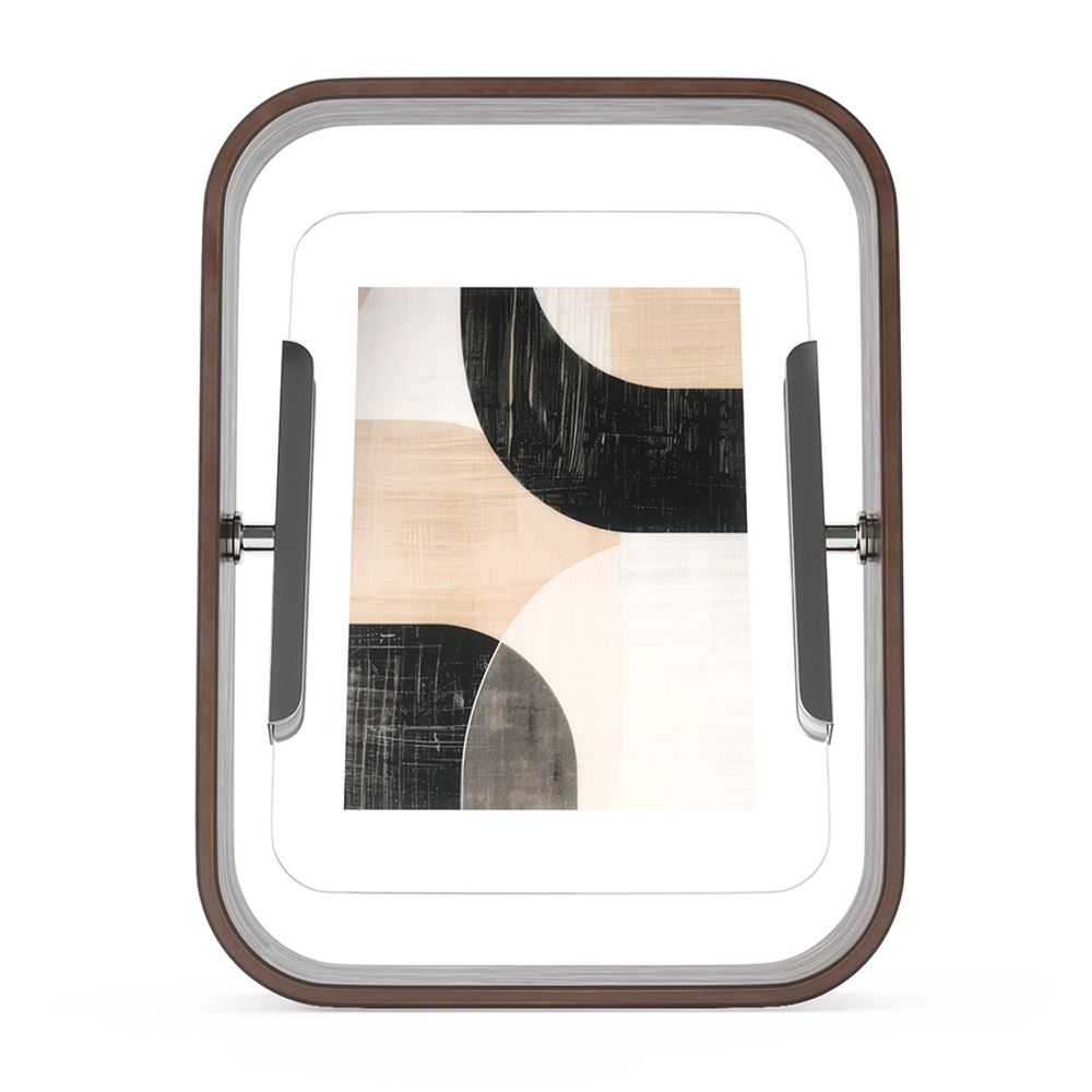 Фоторамка двусторонняя Bellwood, 16х22 см, состаренный орех