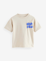 Футболка для мальчика Next E63-197, 4 шт., Голубой, Песочный, Молочный