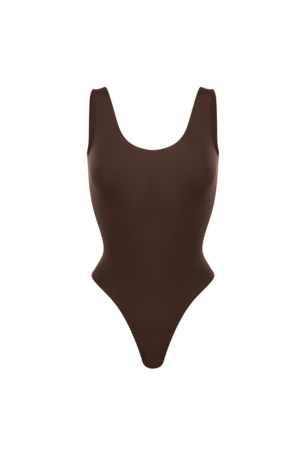 Боди на широких бретелях SKIN Шоколад
