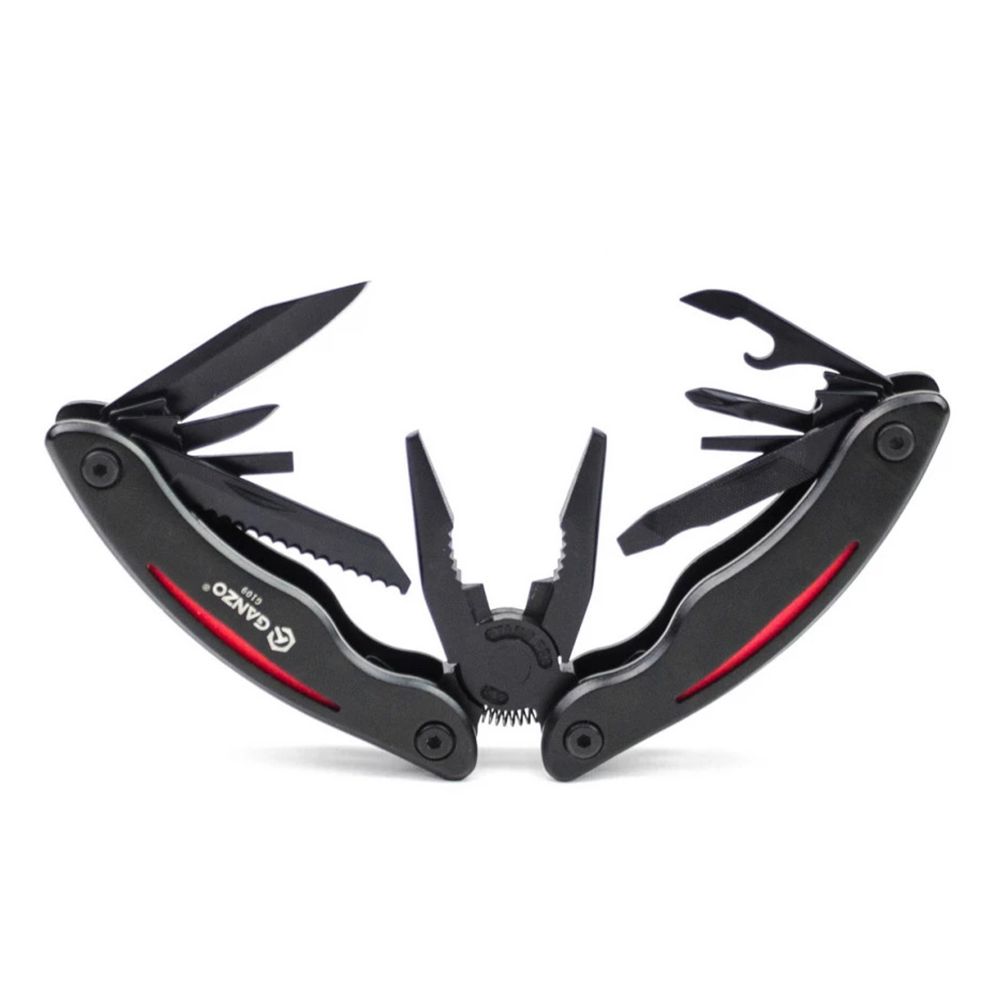 Мультитул &quot;Ganzo&quot;, 110х50х20 мм, 10 предметов, цв. чёрный