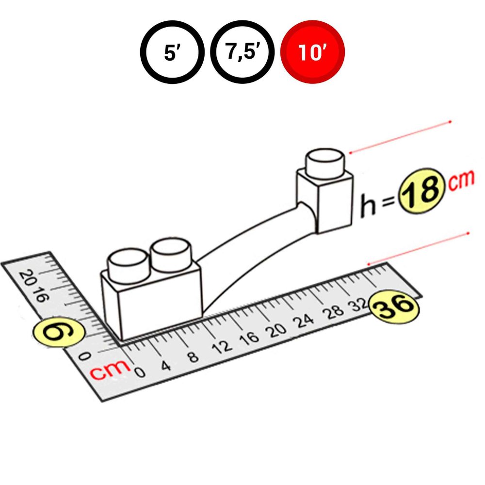 Элемент арки для конструктора