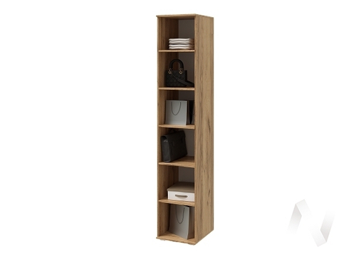 Пенал Гостиная Виста (дуб крафт/белый глянец холодный)