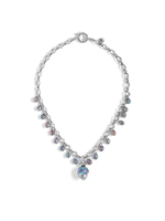 Колье "Knot petrol rice" Silver