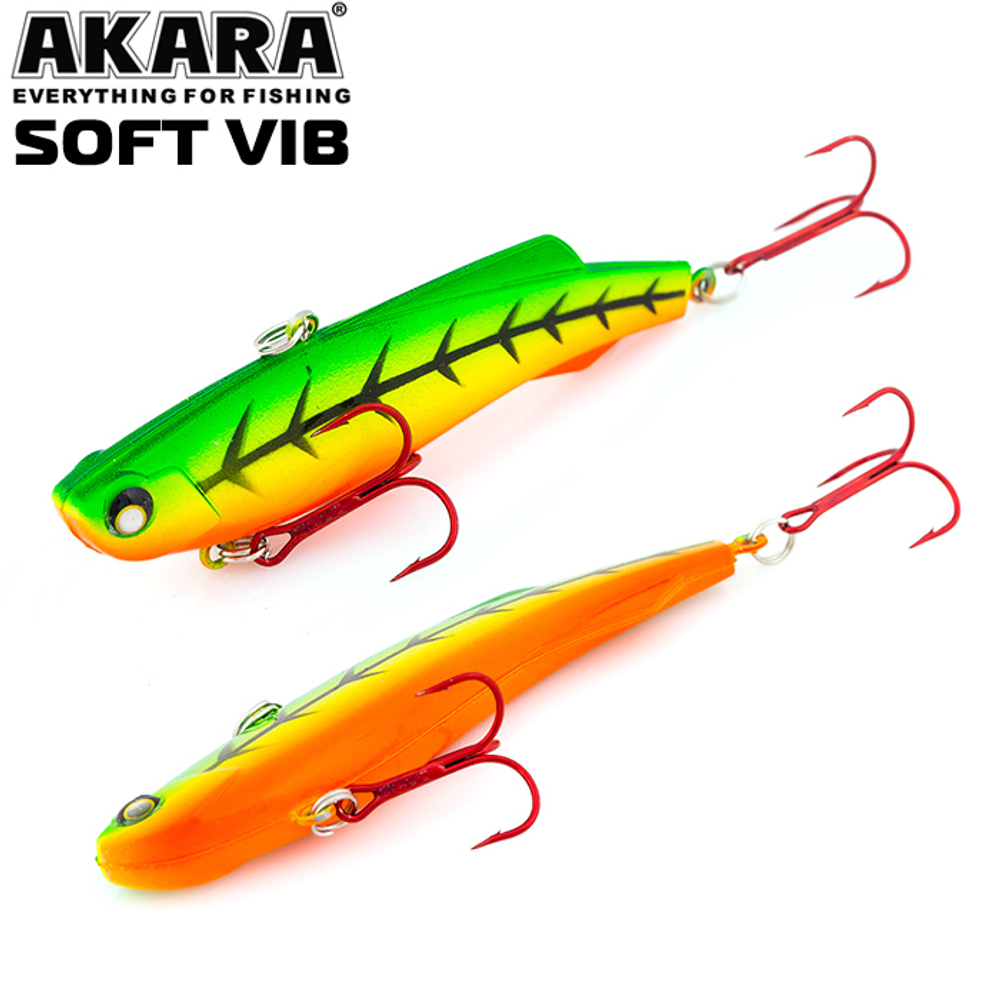 Воблер Akara раттлин Soft Vib 55 мм 9 гр. (1/3 oz 2,2 in) A145