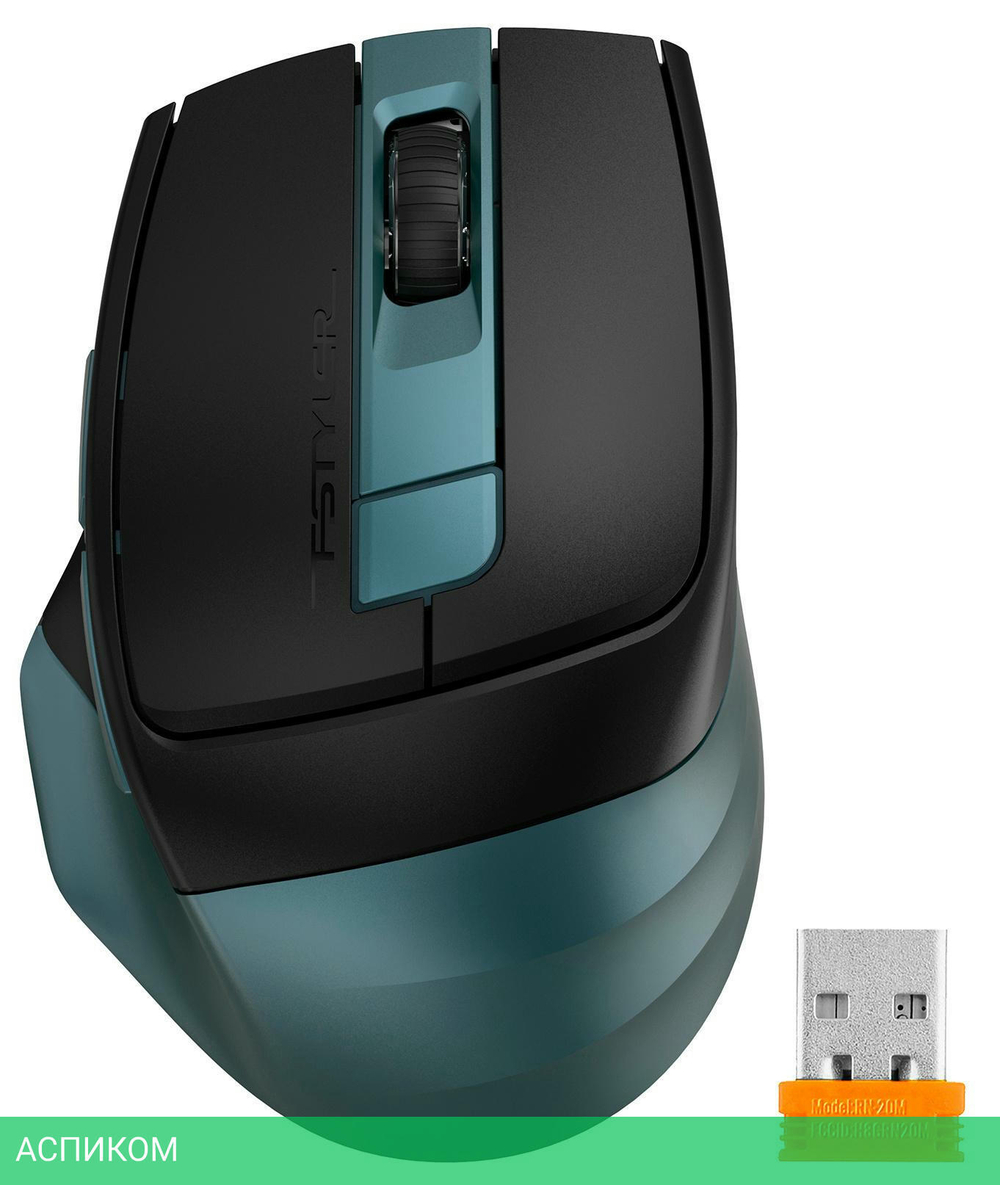 Мышь A4Tech Fstyler FB35C Midnight green