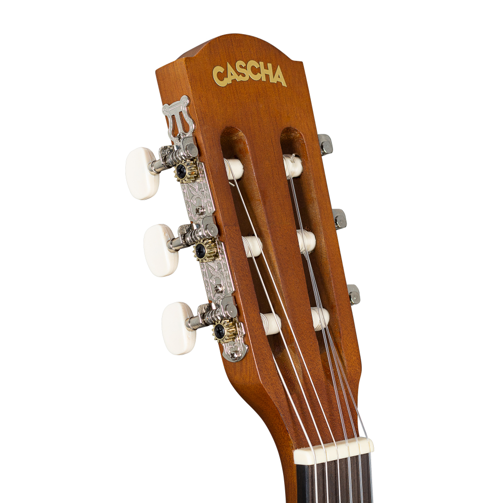 CASCHA HH 2354 Student Series Classical Guitar 1/2 Set (чехол и 3 медиатора в комплекте)