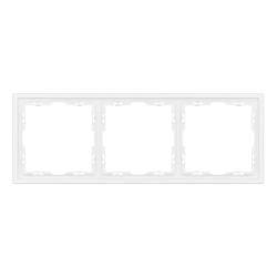 Рамка пластиковая FRM-NOBE-SFPL-3-WH (Arlight, -) 054219