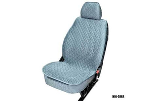 Накидки сидений ПОЛНЫЙ Coolpart MAXIMAL LUX (кт) - N-15-BRBR (Велюр РОМБ) серый/ шов серый