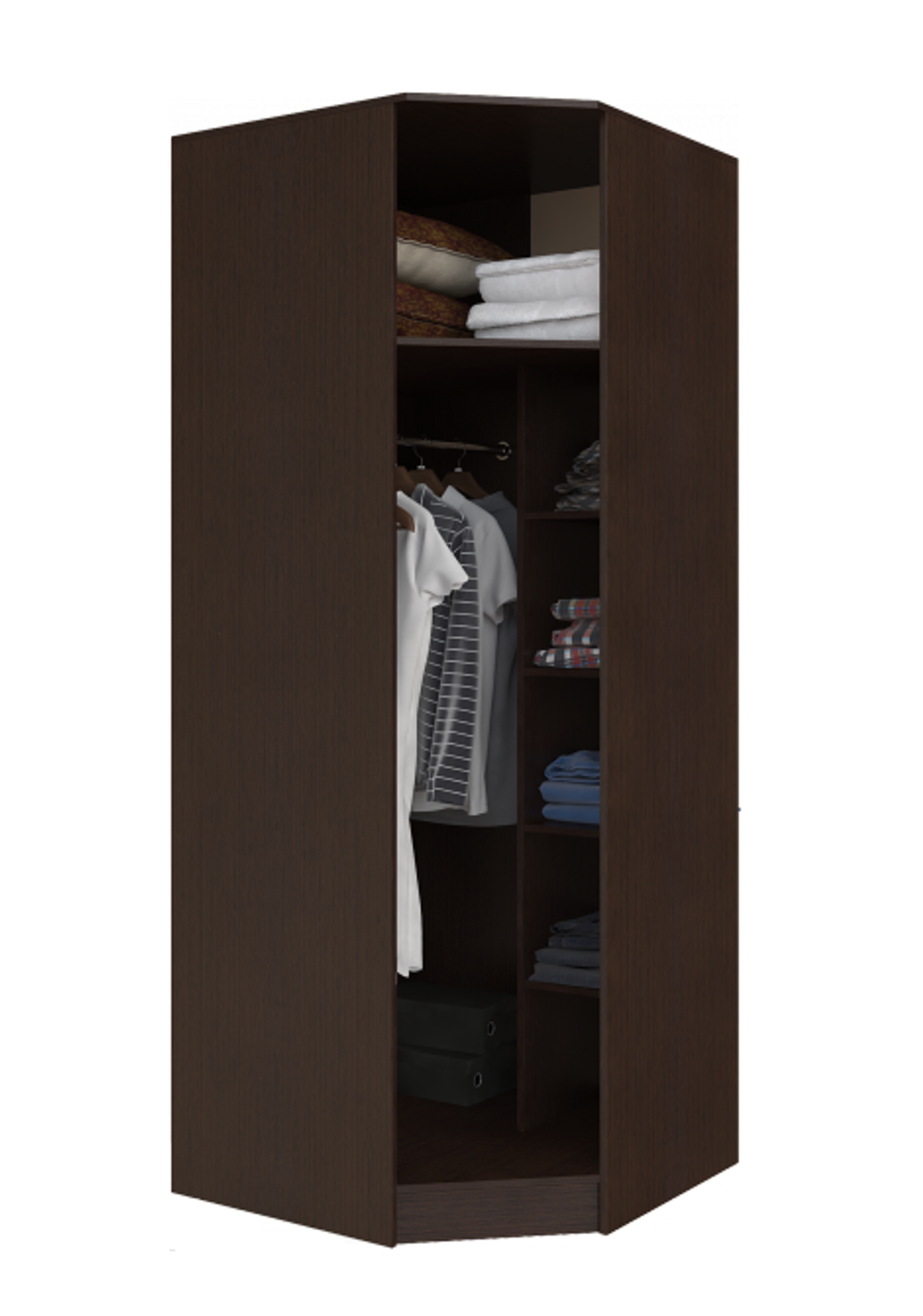 Шкаф угловой Сакура, венге/лоредо