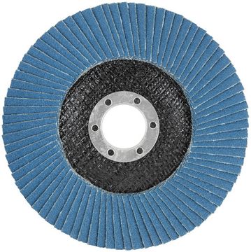Круг лепестковый торцевой циркониевый плоский, 125 мм P 120