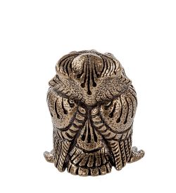 Народные промыслы AM- 590 Фигурка «Филин большой» (латунь, янтарь)