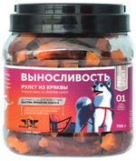 Лакомство для собак Сушеное куриное мясо на ломтике батата, 750г Грин Кьюзин ВЫНОСЛИВОСТЬ развес