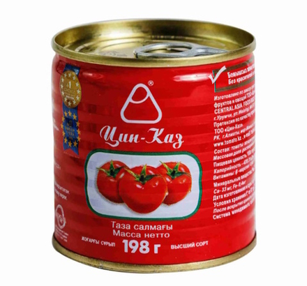 Томатная паста 198г. ЦинКаз