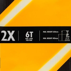 Подставка ремонтная 6т (h min 405mm, h max 620mm), к-т 2шт JCB JCB-TH56002A