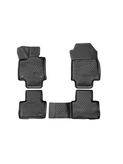 Коврики в салон для TOYOTA RAV4, 2019- кроссовер, 4шт. (полиуретан) ELEMENT3D02259210K