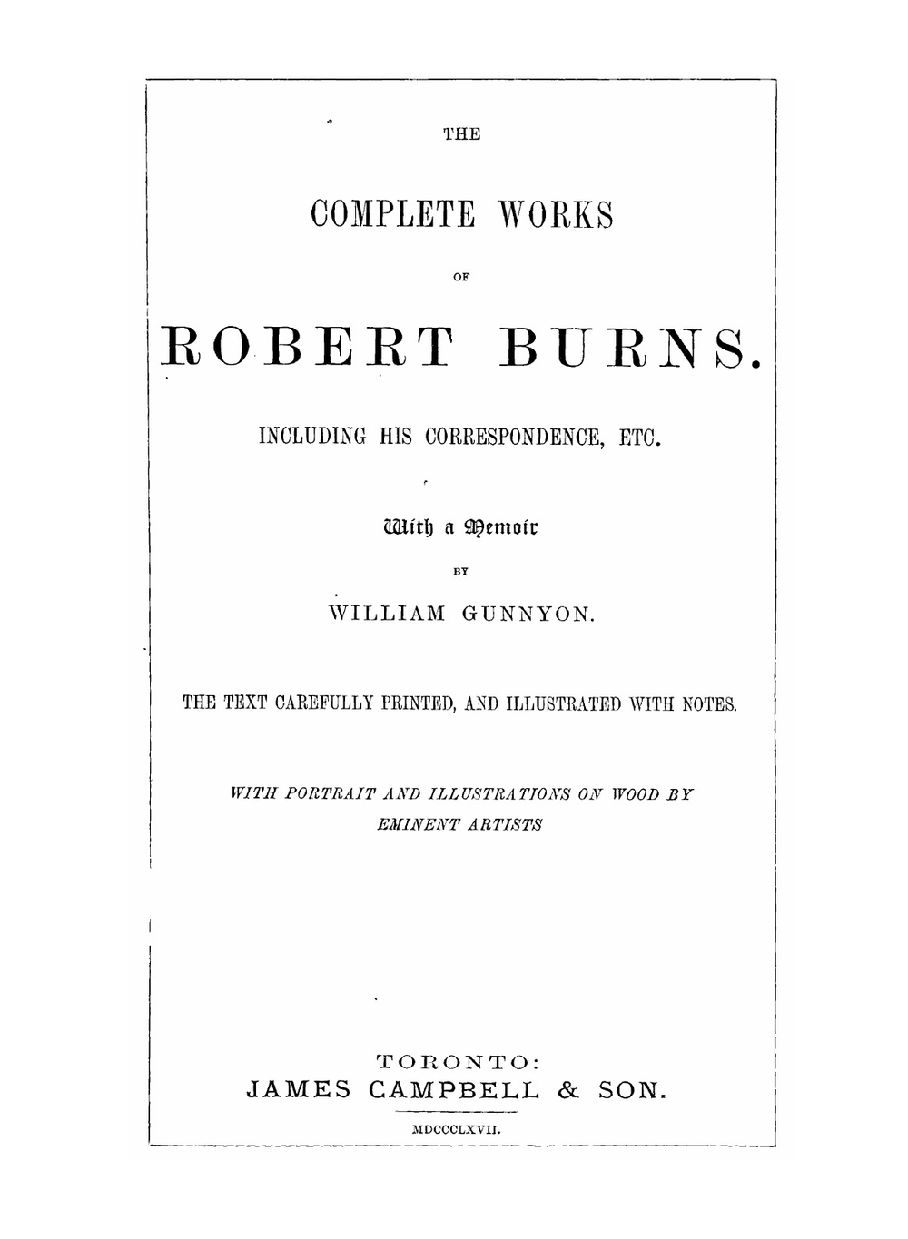 The complete works of Robert Burns | Robert Burns